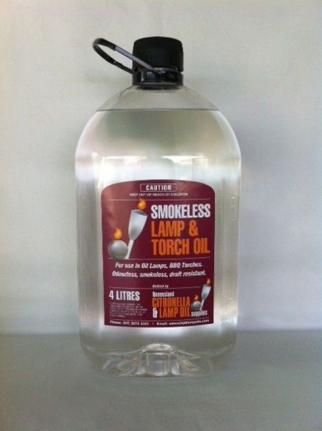 4 Litre Clear Smokeless Oil