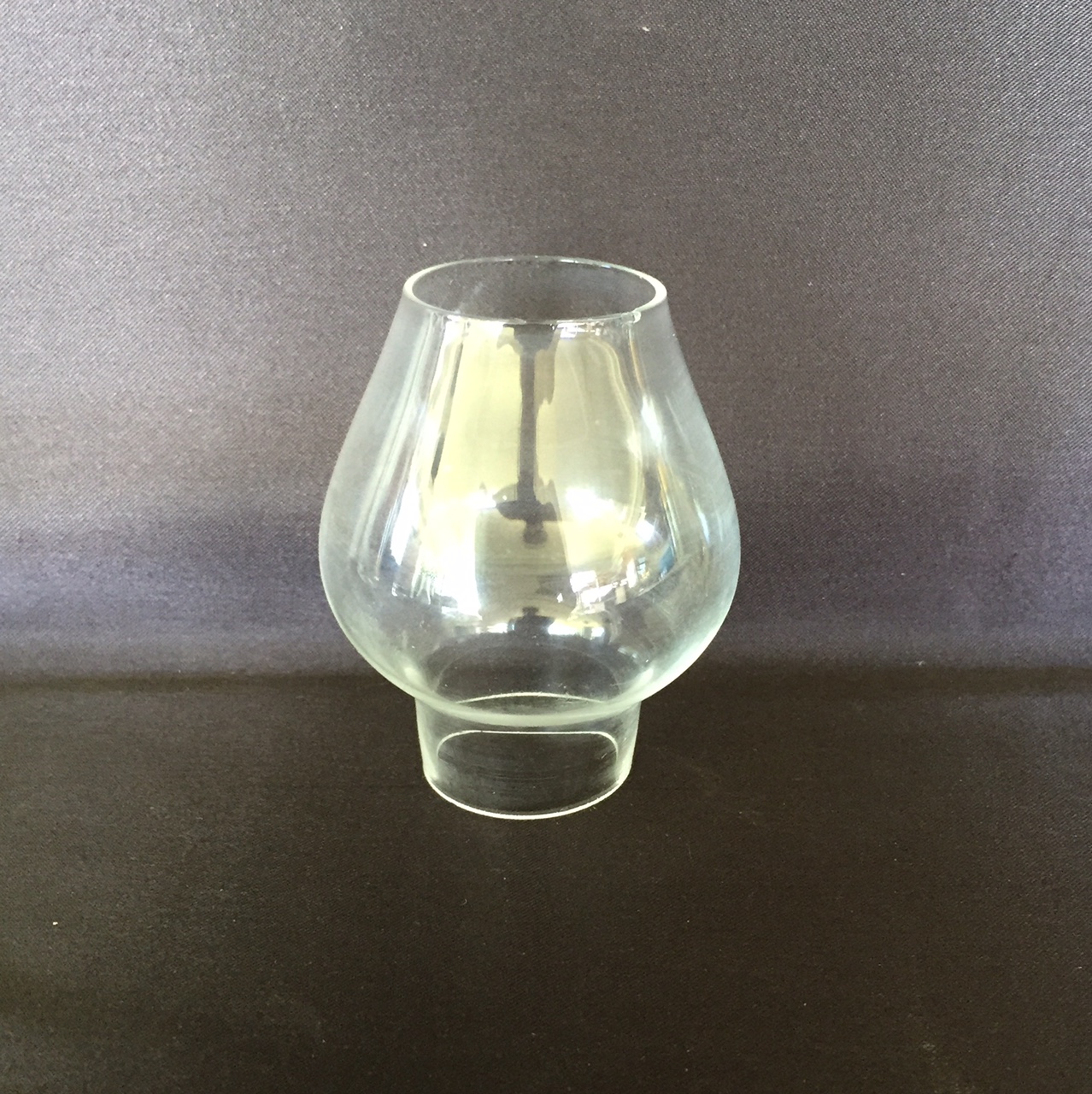 thumbnail image 2 of Glass Oil Lamp Chimney - Pixie 2N, 34mm Base, 90mm Tall - Clear Glass 2 of 3