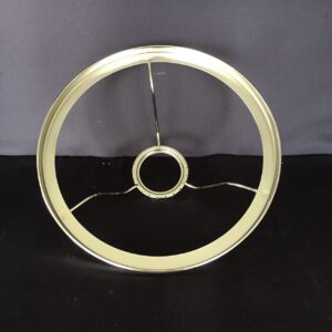 Aladdin 10″ Shade Ring – Brass (Gold Coloured) or Nickel (Silver ...