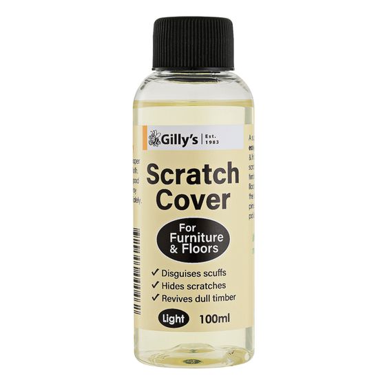 Gillys Scratch Cover for Furniture & Floors Light 100ml QLD Lamp