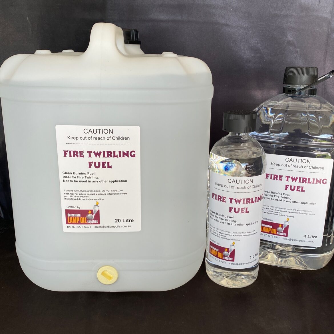 Quality Clean Burning Fire Twirling Fuel QLD Lamp Oil Supplies