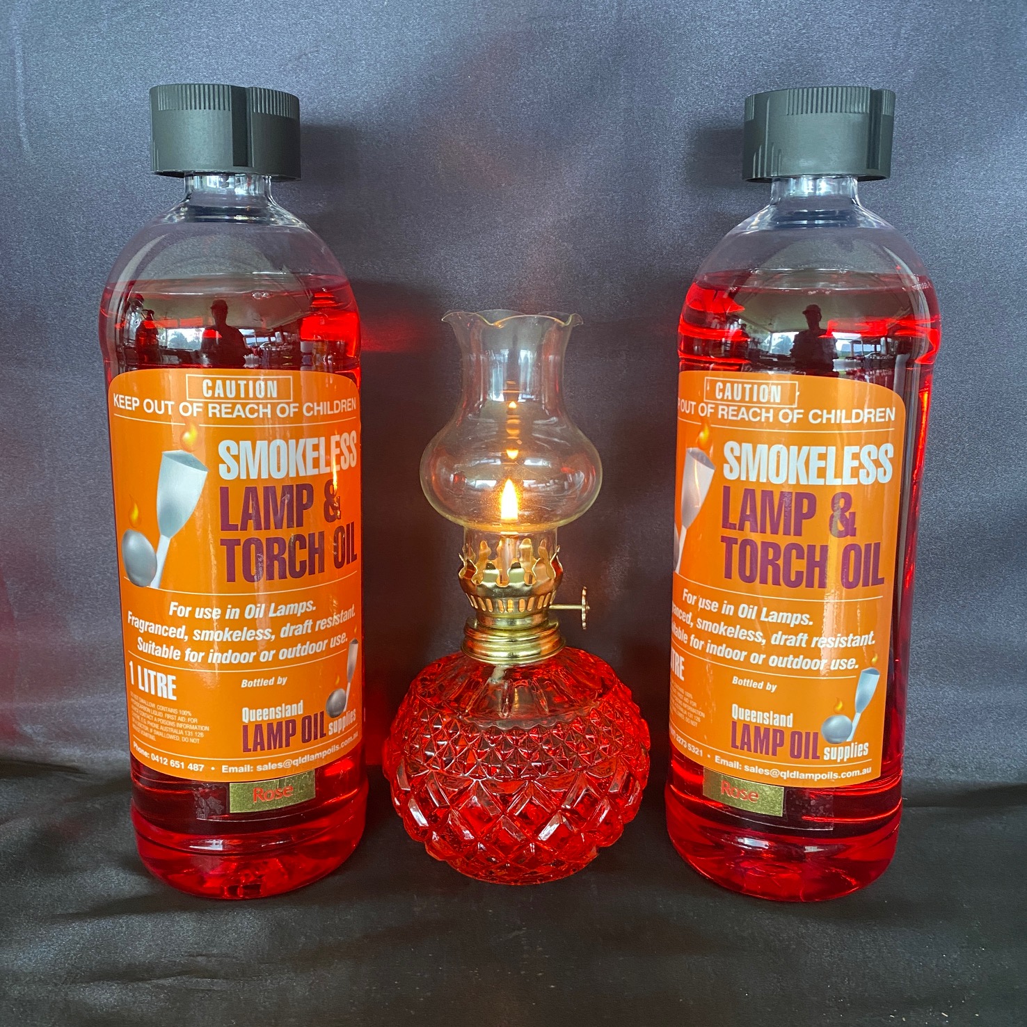 Greek Cemetery Box Package 2NC Oil Lamp 2N plus 2 Litres Cemetery