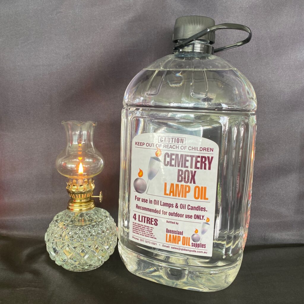 Oil Lamp Package Oil Lamp 10 plus 4 Litre Cemetery Box Lamp Oil