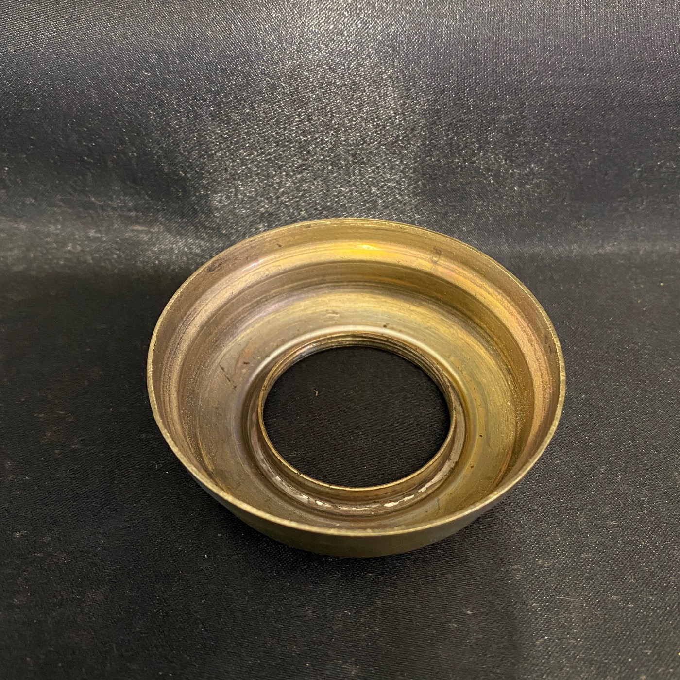 Oil Lamp Collar – Shiny Brass – 60mm Base Diameter, fits 3″ Burner ...
