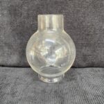 Glass Chimney Lip/Flange Base – 60mm Base Diameter, 14cm tall