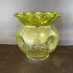 Glass Dimple Shade for Oil Lamp - 68mm Base - Variety of colours.