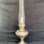 Aladdin Nickel Deluxe Table Mantle Oil Lamp - Original - Complete Package Deal.