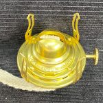 Solid Brass Reproduction Queen Anne #0 Burner - 21mm thread diameter.