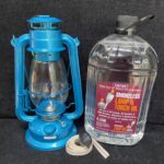 Hurricane Lamp Pkg H12C - 12" Lamp plus 4Lts Unfragranced Lamp Oil and spare wick